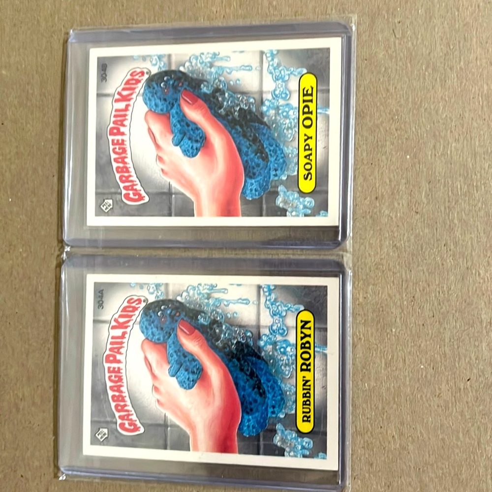 Garbage pail kids card.